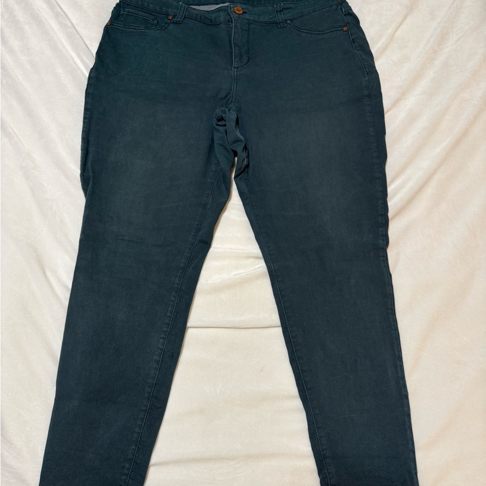 Maurices Deep Teal Skinny Pants